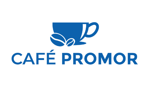 Logo horizontal de Café Promor