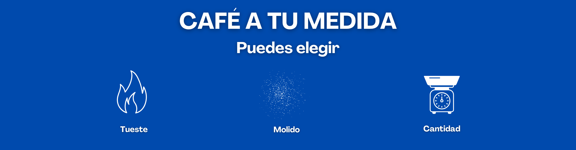 Personaliza tu café en Café Promor: elige tueste, molido y cantidad para disfrutar de un café a tu medida.